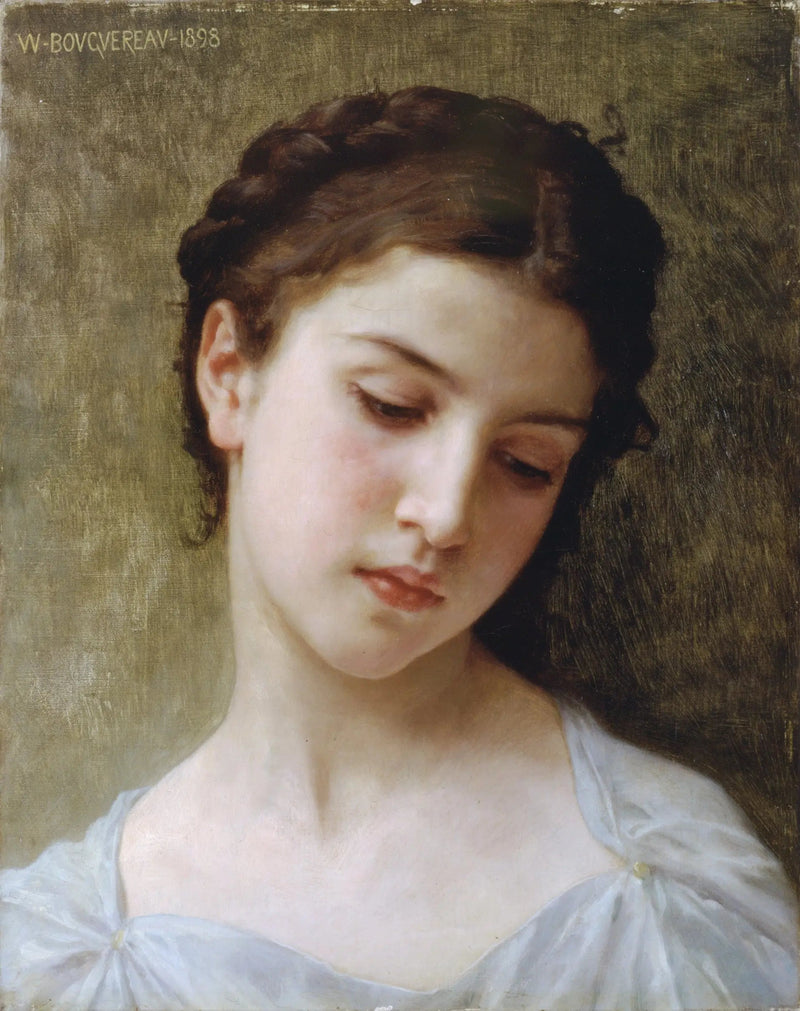 Portrait of a Young Girl - Bouguereau