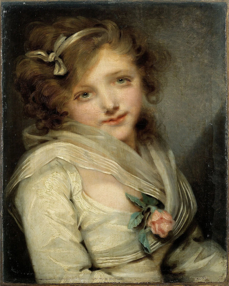 Portrait of a Young Girl - Jean-Baptiste Greuze