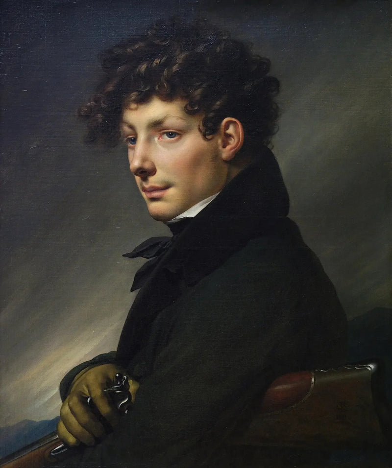Portrait of a Young Man as a Hunter - Anne-Louis Girodet