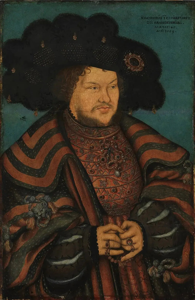 Portrait of Joachim I. Nestor, Elector of Brandenburg - Lucas Cranach the Elder