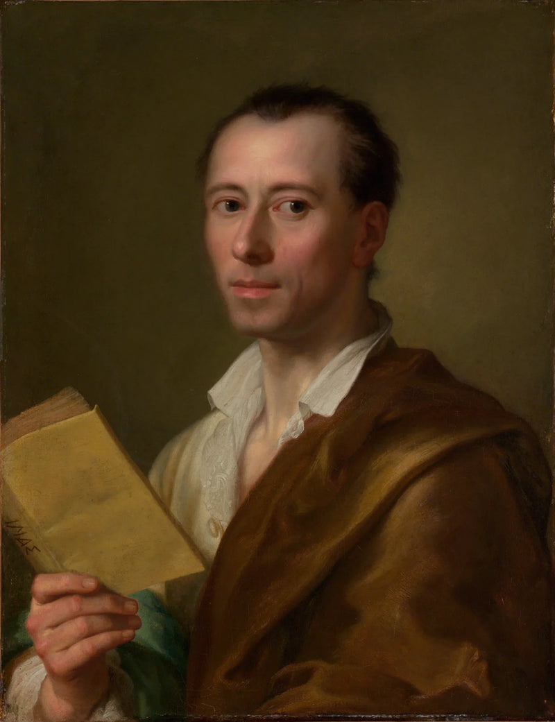 Portrait of Johann Joachim Winckelmann (1717-1768) - Anton Raphael Mengs