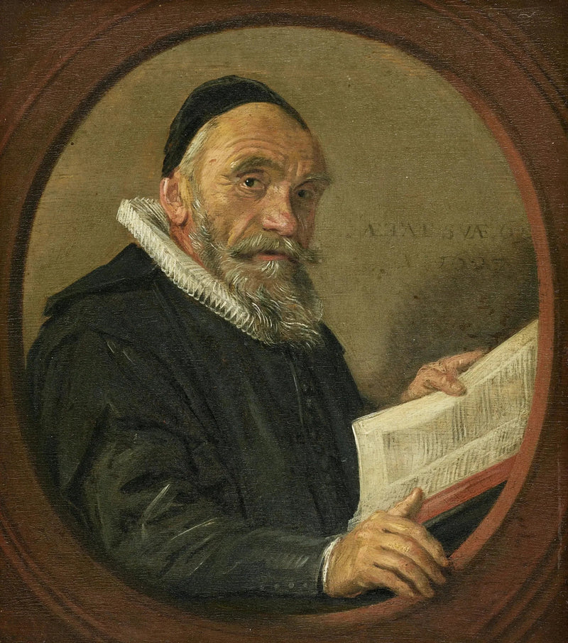 Portrait of Johannes Acronius - Frans Hals