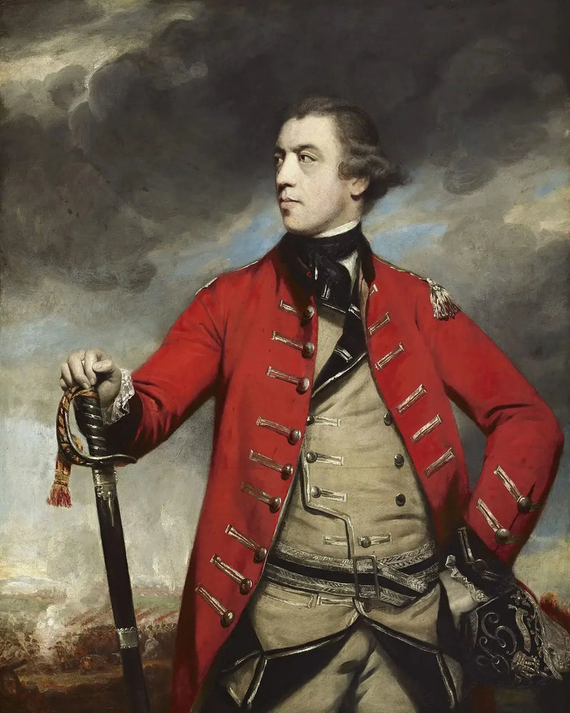 Portrait of John Burgoyne - Joshua Reynolds