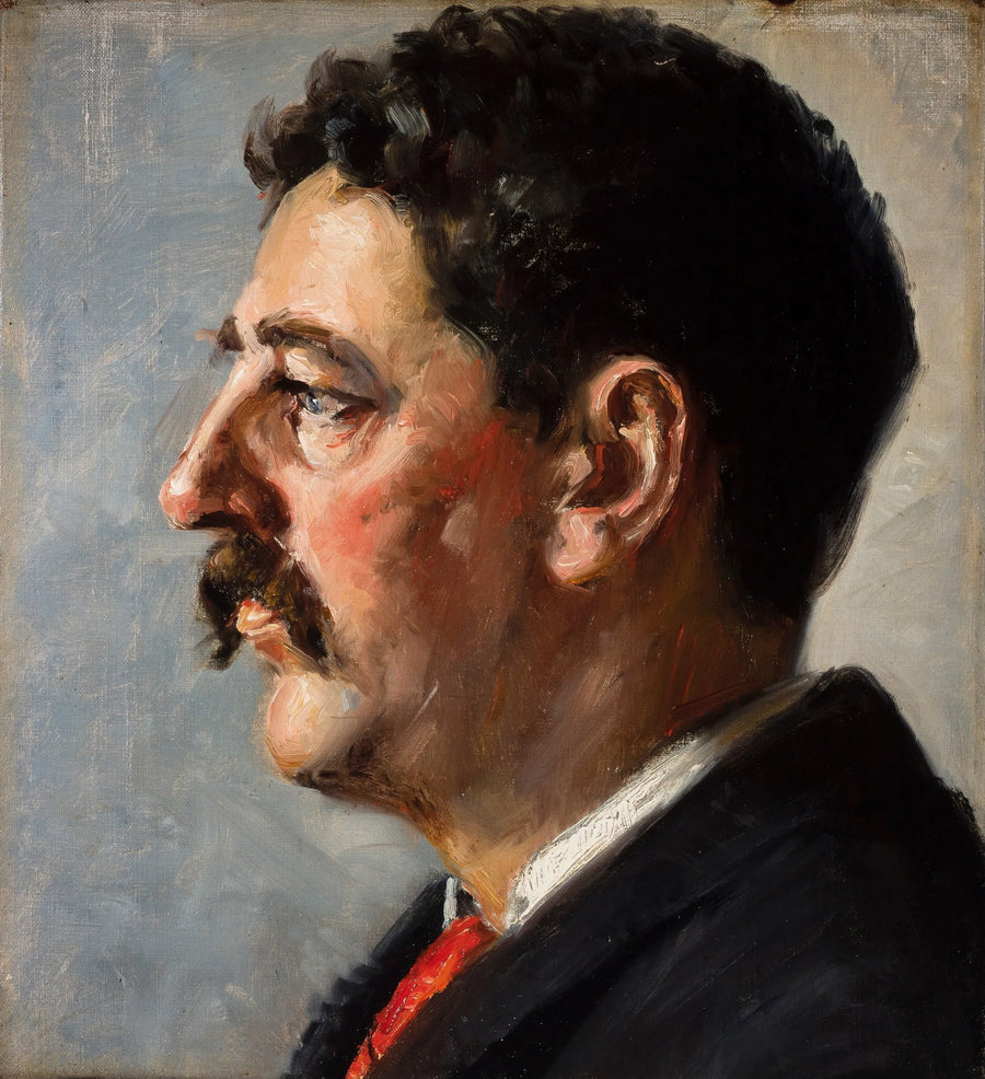 Portrait of John H. Brøndum - Michael Peter Ancher