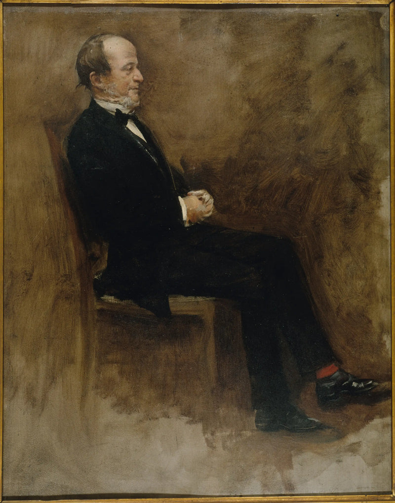 Portrait of John Lemoine (1815-1892), publicist, editor-in-chief of the 