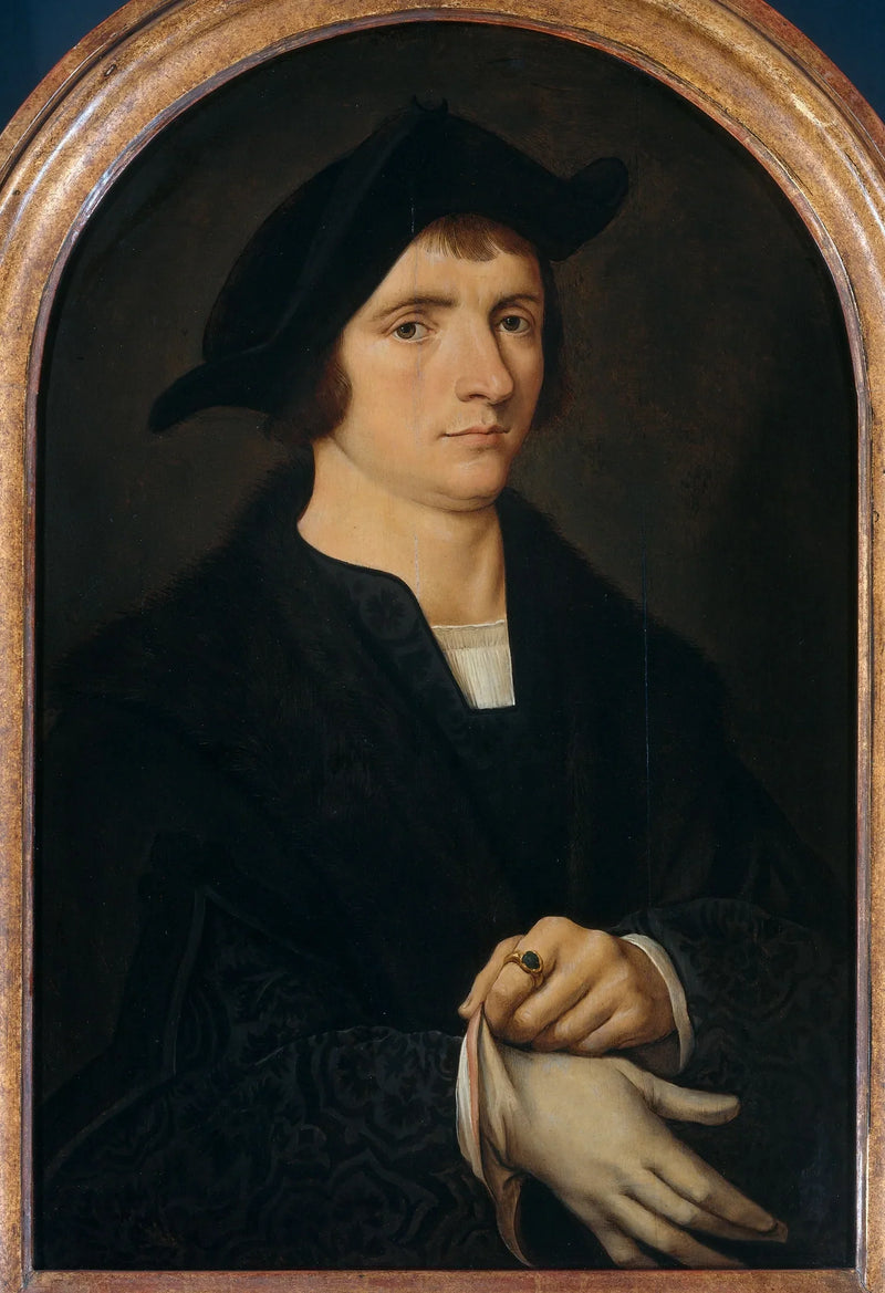 Portrait of Joris Vézeleer - Joos van Cleve