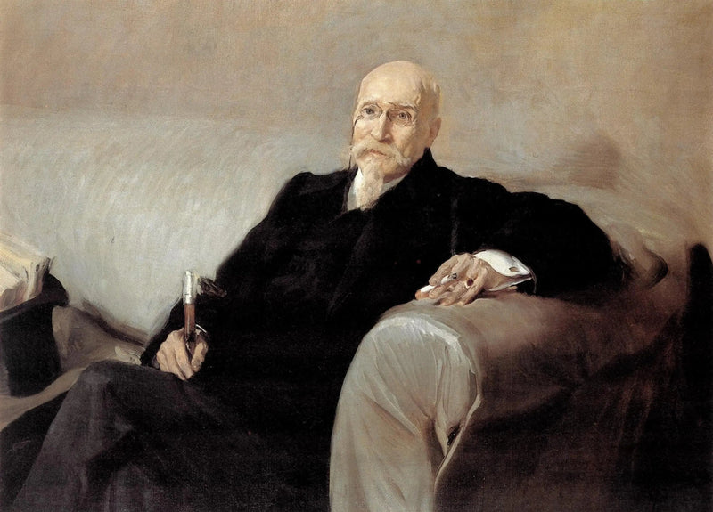 Portrait of José Echegaray - Joaquín Sorolla