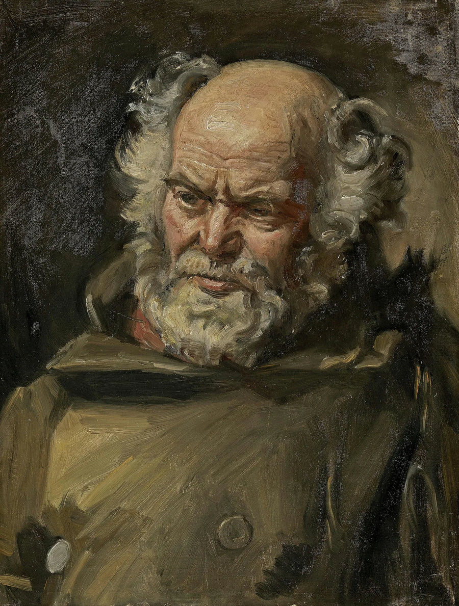 Portrait of Josef Bonatzi. -Michael Peter Ancher