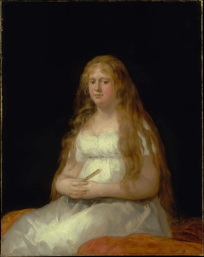Portrait of Josefa de Castilla Portugal and van Asbrock de Garcini - Francisco de Goya