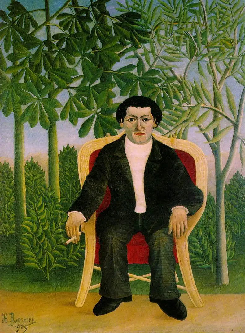 Portrait of Joseph Brummer - Henri Rousseau