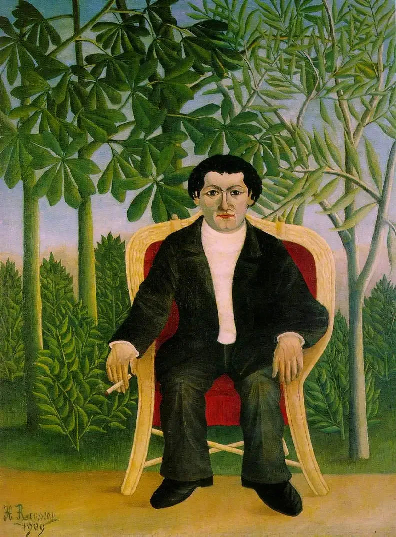Portrait of Joseph Brummer - Henri Rousseau