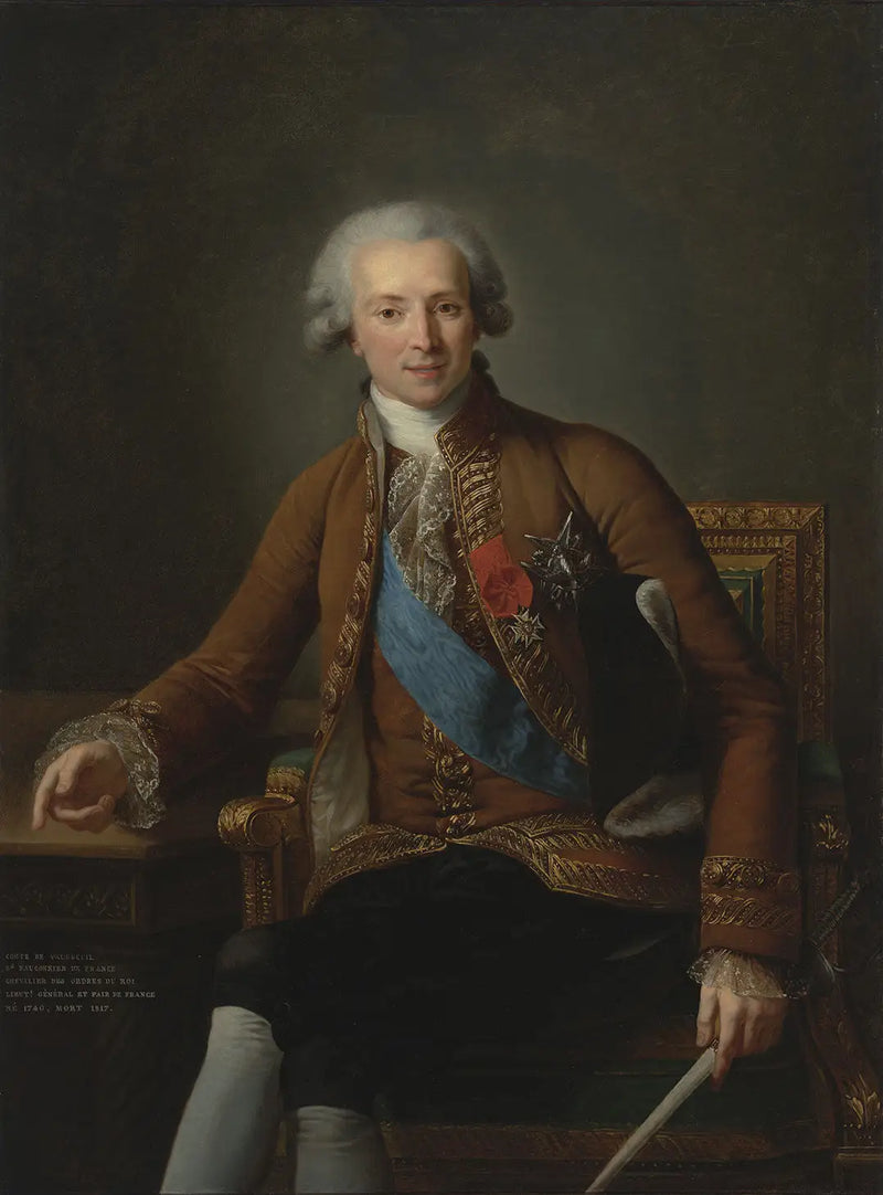 Portrait of Joseph Hyacinthe François de Paule de Rigaud, Count of Vaudreuil - Élisabeth Vigée Le Brun