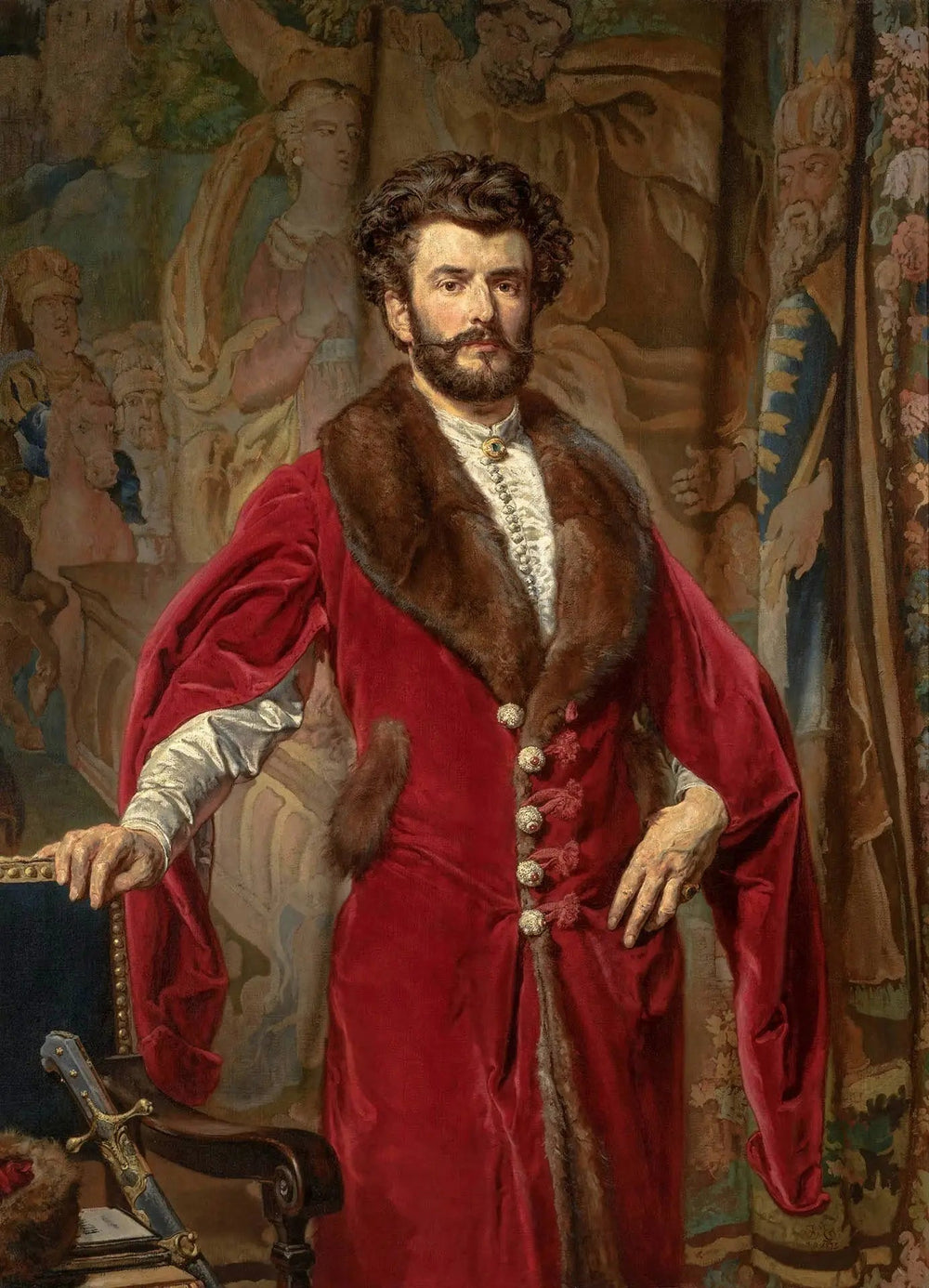 Portrait de Józef Ciechoński - Jan Matejko - Alpha Reproduction
