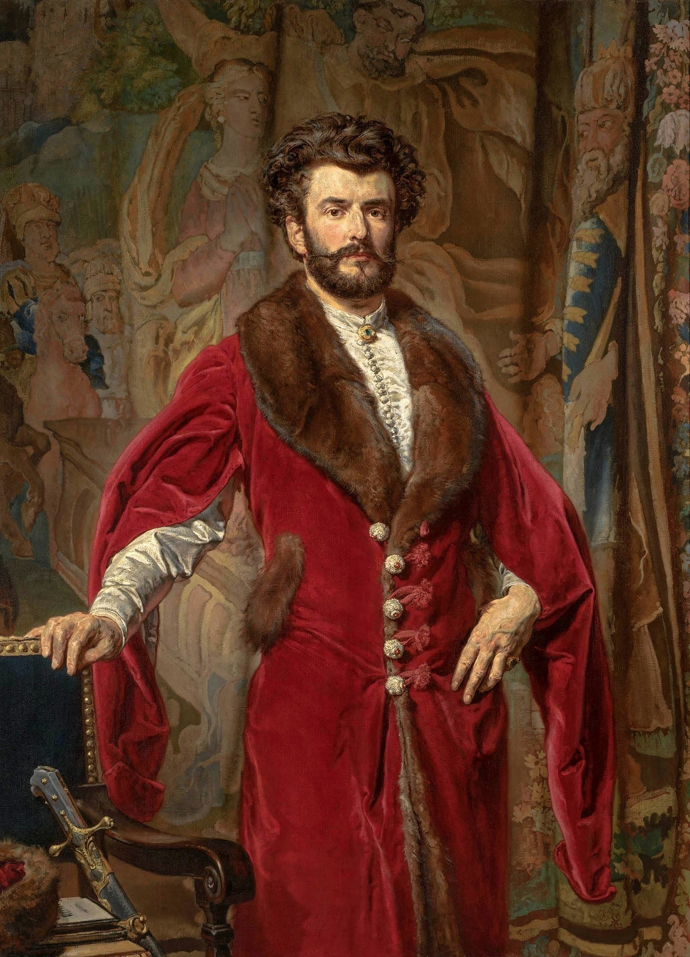 Portrait of Józef Ciechoński - Jan Matejko