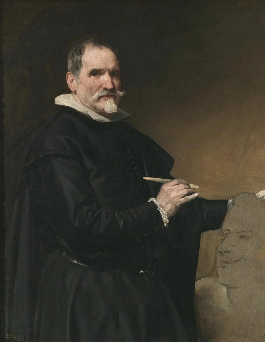 Portrait of Juan Martínez Montañés - Diego Velázquez