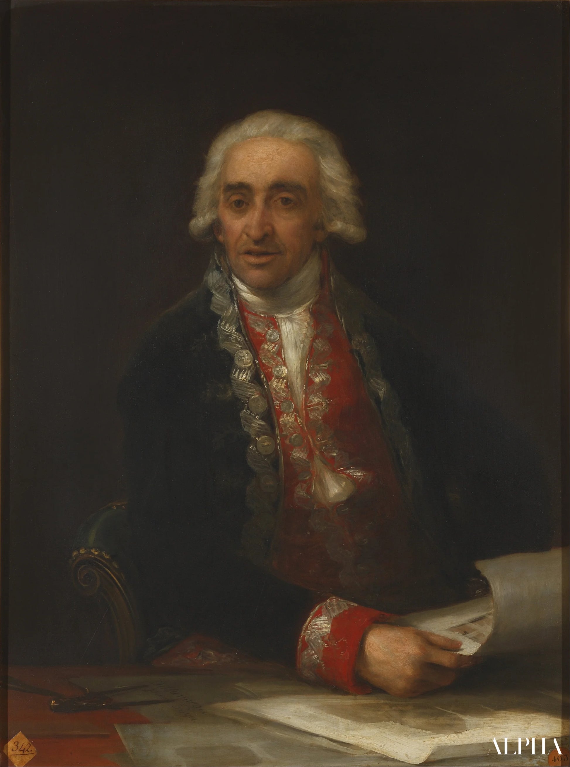 Portrait de Juan de Villanueva - Francisco de Goya - Reproductions de tableaux et peintures haut de gamme