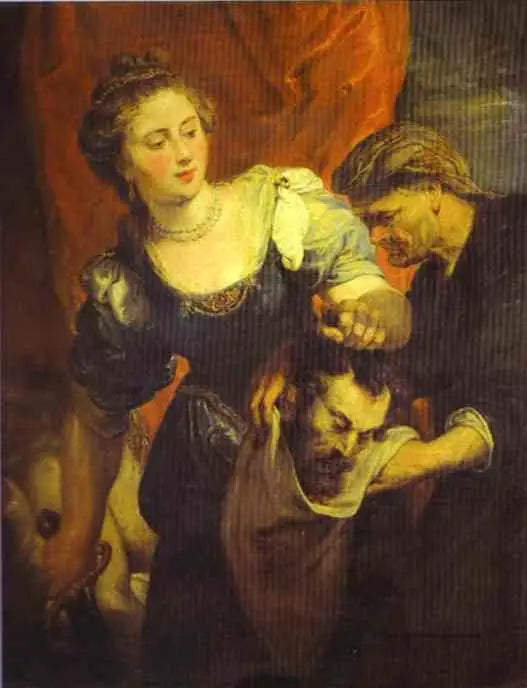 Portrait of Judith with the Head of Holofernes - Peter Paul Rubens