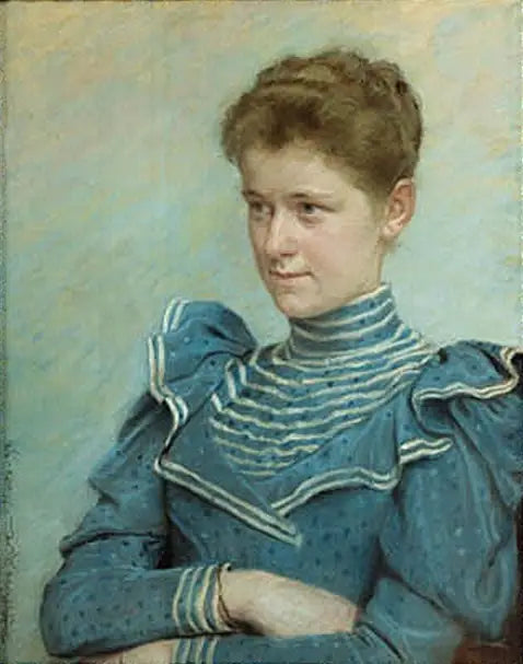 Portrait of Julie Reinhard, née Vett. - Peder Severin Krøyer