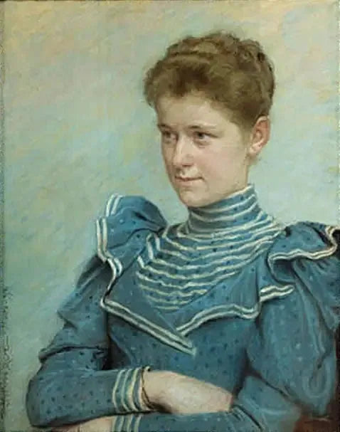 Portrait of Julie Reinhard, née Vett. - Peder Severin Krøyer