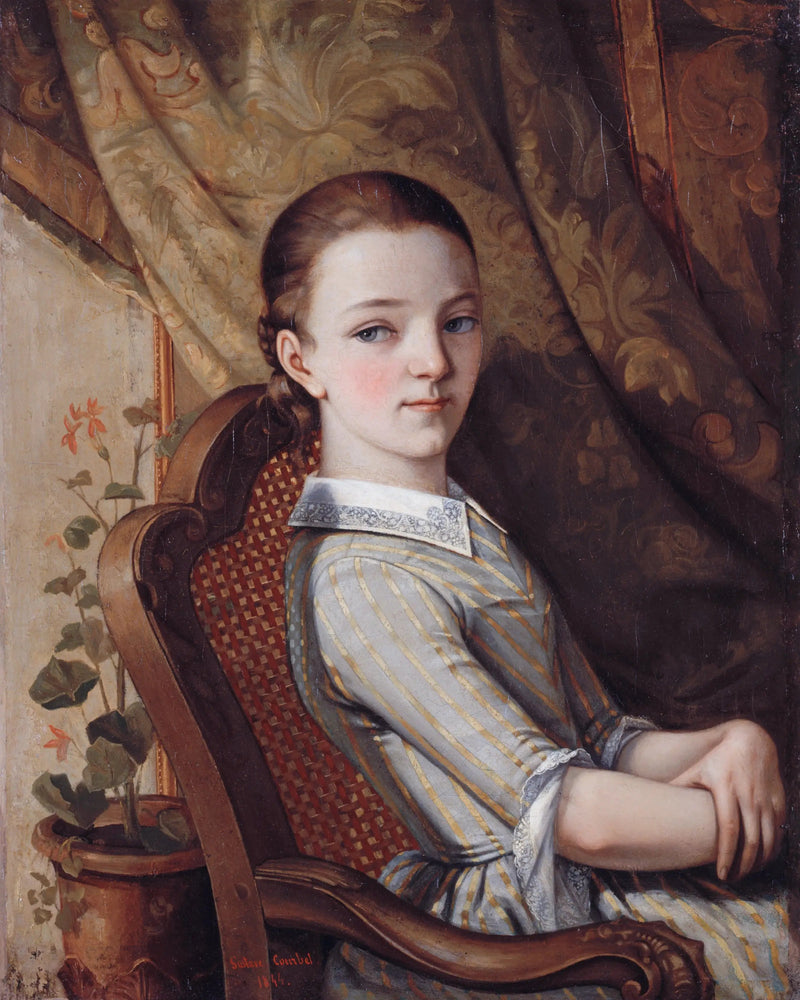 Portrait of Juliette Courbet - Gustave Courbet