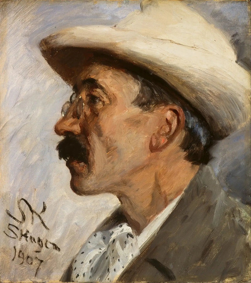 Portrait of Julius Paulsen (1860-1940) - Peder Severin Krøyer