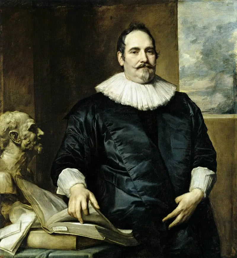 Portrait of Justus van Meerstraeten, husband of Elisabeth van Assche - Antoine van Dyck