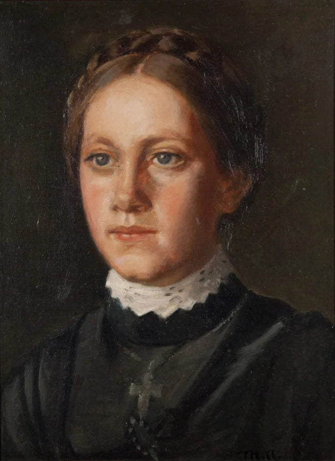 Portrait of Karoline Marie Larsen Løth - Michael Peter Ancher