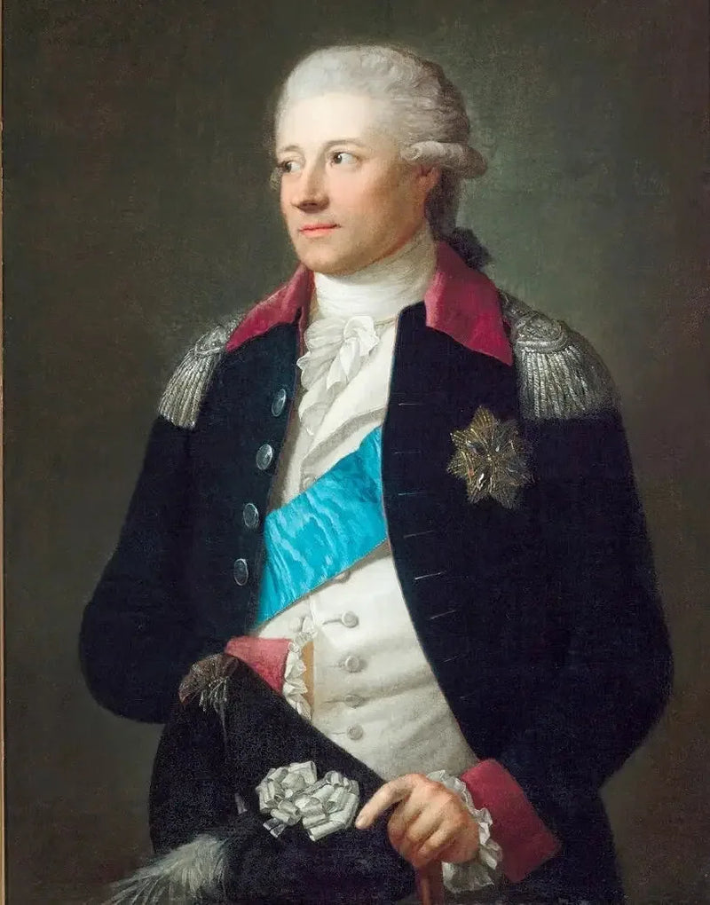 Portrait of Kazimierz Rzewuski - Anton Graff