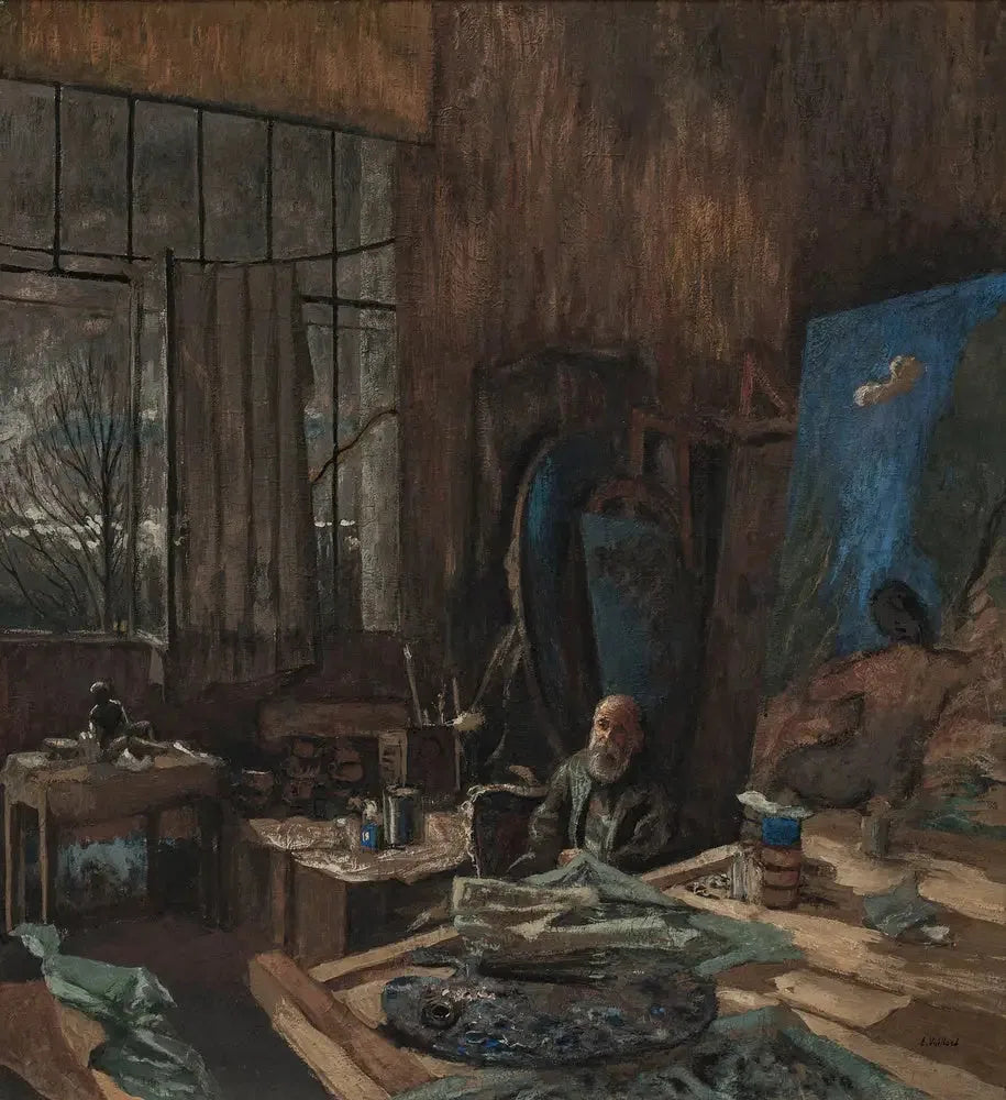 Portrait de Kerr-Xavier Roussel - Édouard Vuillard image 1 reproduction artisanale de tableau