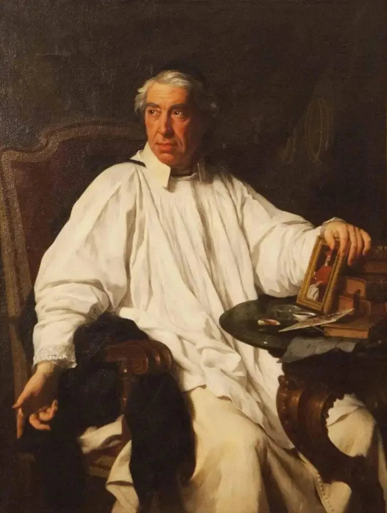 Portrait of Abbot Giovanni Felice Ramelli - Pierre Subleyras