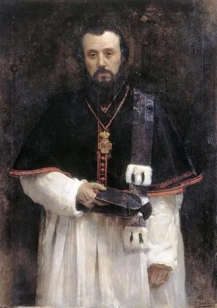 Portrait de l'abbé Lavigerie - Léon Bonnat image 1 copie de tableau peinte à la main