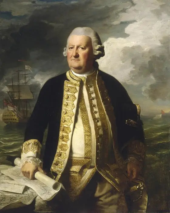 Portrait of Admiral Clark Gayton (1712-1785) - John Singleton Copley