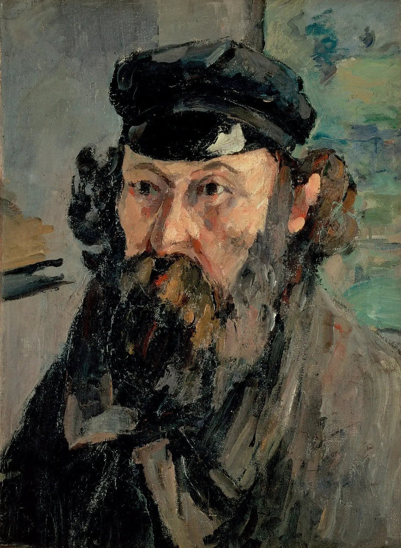 Portrait of the Artist with a Cap - Paul Cézanne