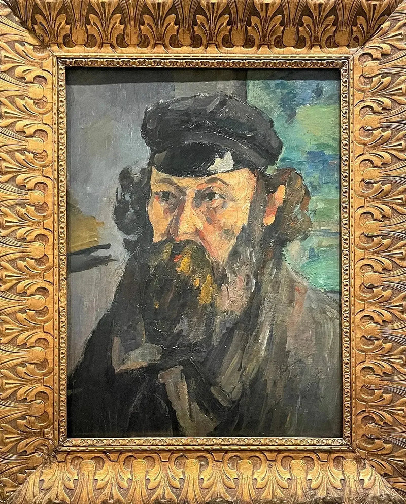 Portrait of the Artist with a Cap - Paul Cézanne