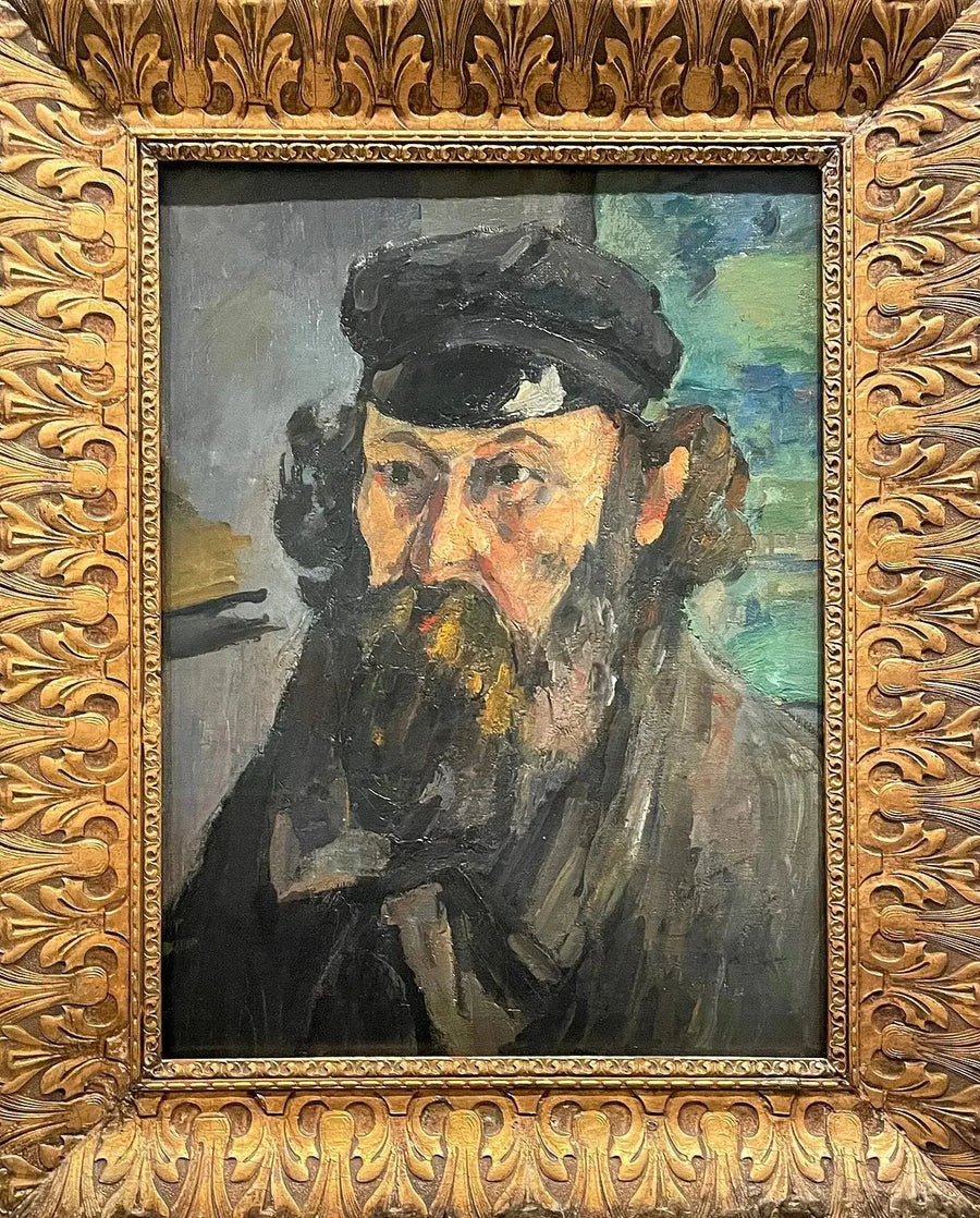 Portrait of the Artist with a Cap - Paul Cézanne