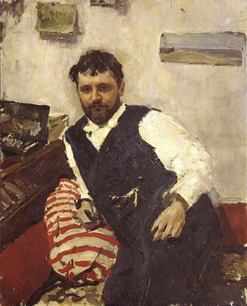 Portrait of the artist Konstantin Korovin - Valentin Serov
