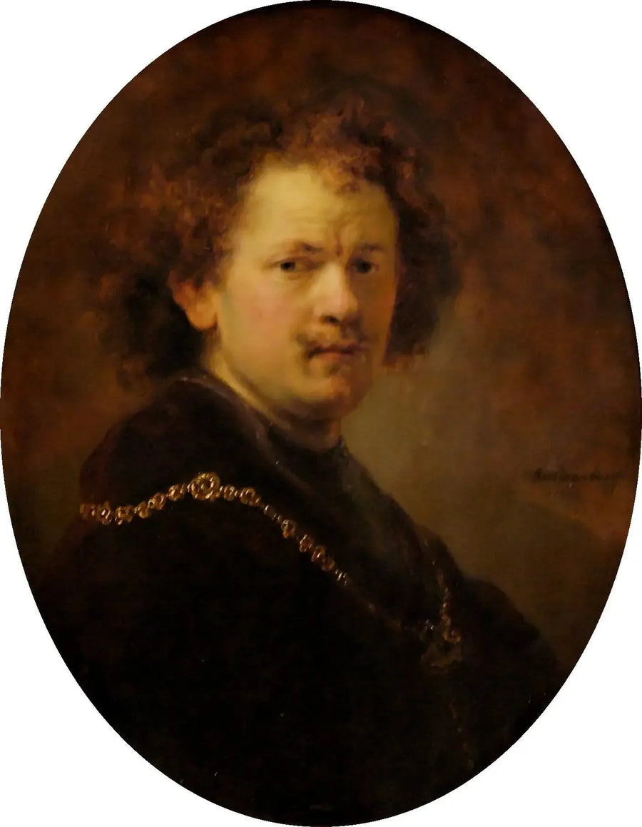 Portrait of the Artist with Bare Head - Rembrandt