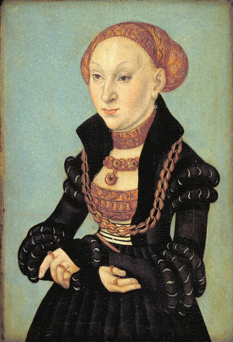 Portrait of the Electress Sibylle of Saxony (1510-1569) - Lucas Cranach the Elder