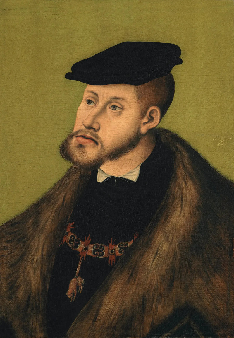 Portrait of Emperor Charles V. - Lucas Cranach the Elder