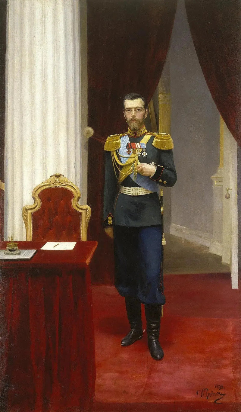 Portrait of Emperor Nicholas II - Ilya Repin