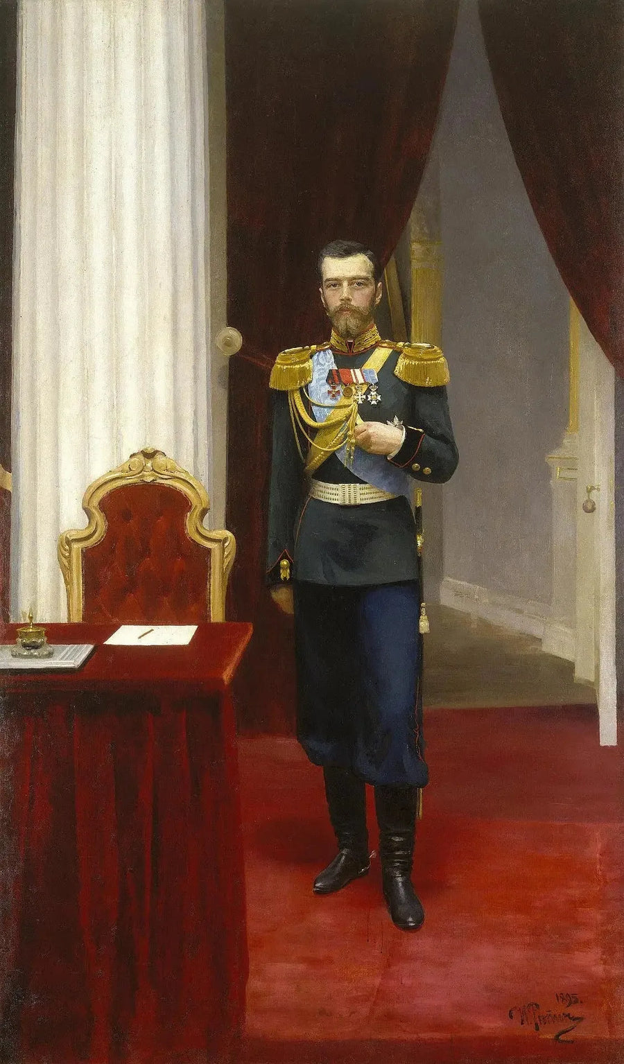 Portrait of Emperor Nicholas II - Ilya Repin