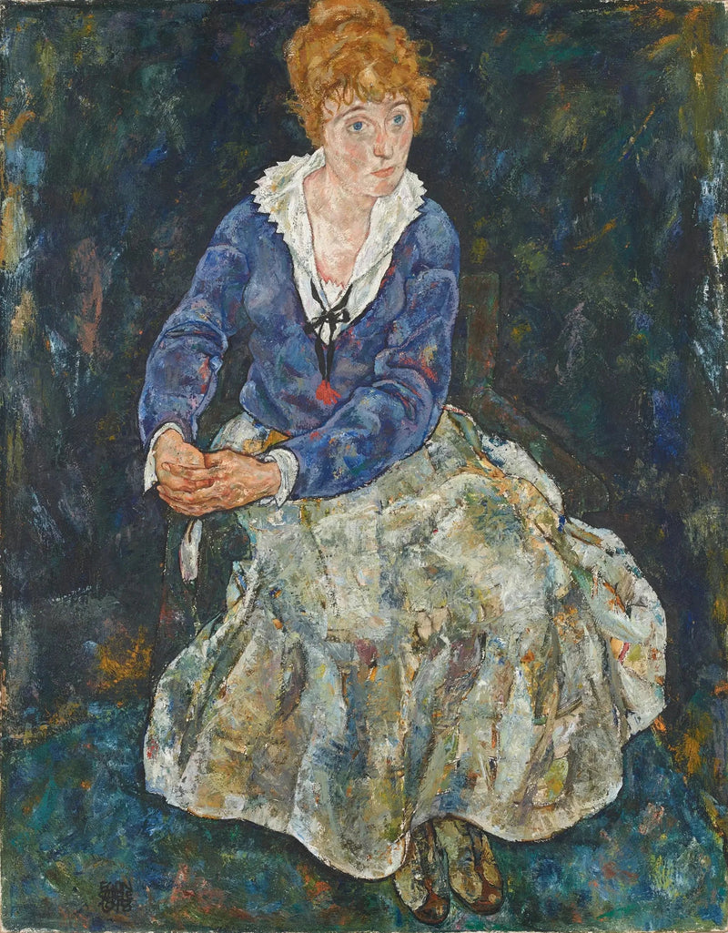 Portrait of the Artist's Wife, Edith Schiele - Egon Schiele