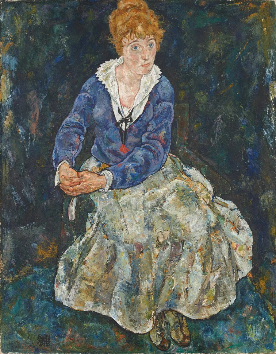 Portrait of the Artist's Wife, Edith Schiele - Egon Schiele