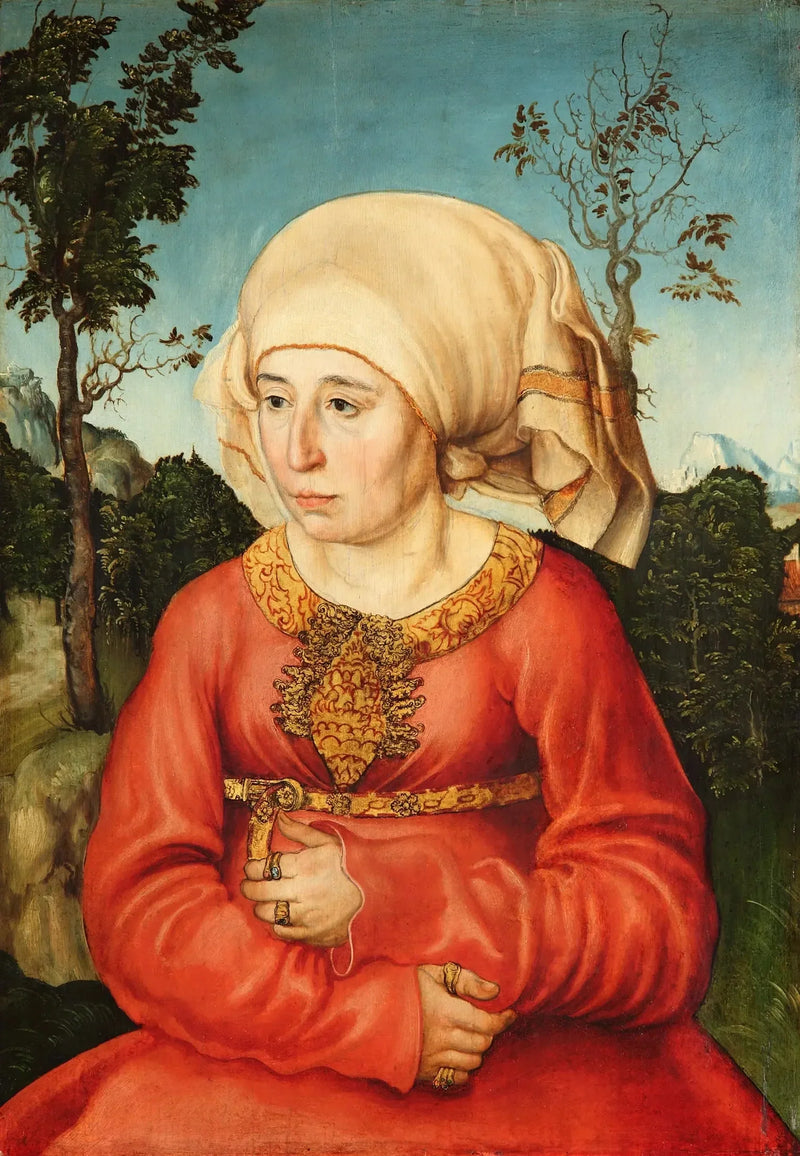 Portrait of a Lawyer's Wife - Lucas Cranach the Elder