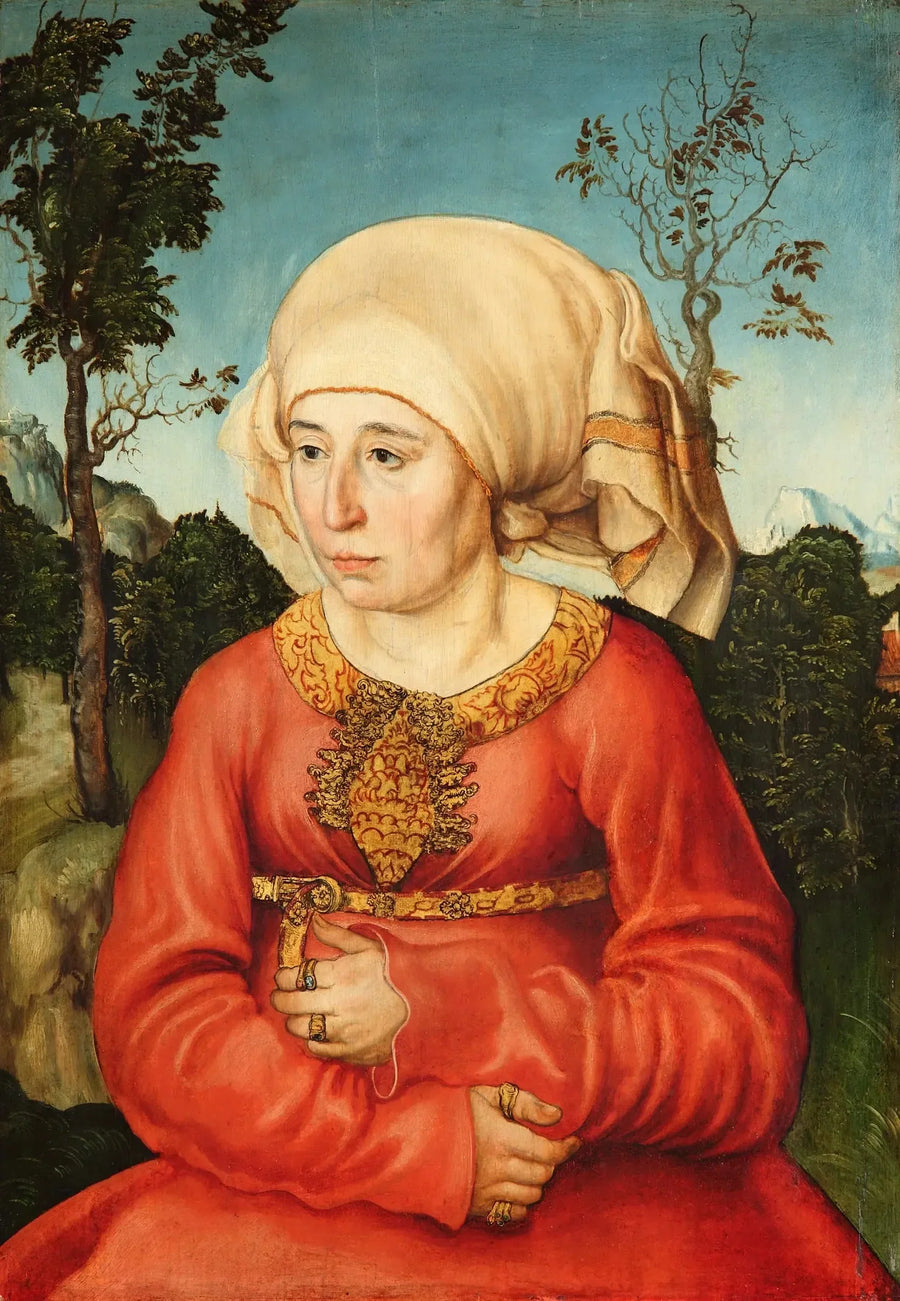 Portrait of a Lawyer's Wife - Lucas Cranach the Elder