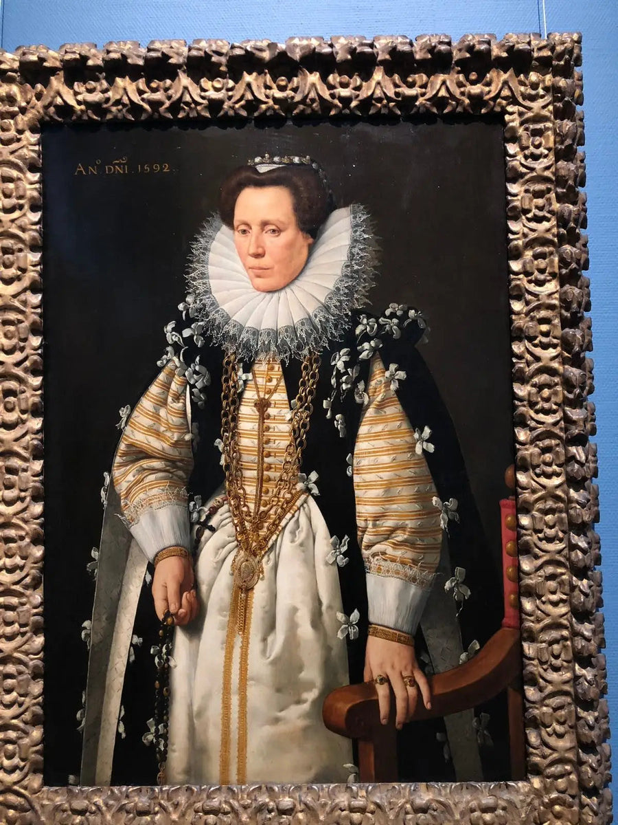 Portrait of Nicolas de Hellincx's wife - Frans Pourbus the Younger