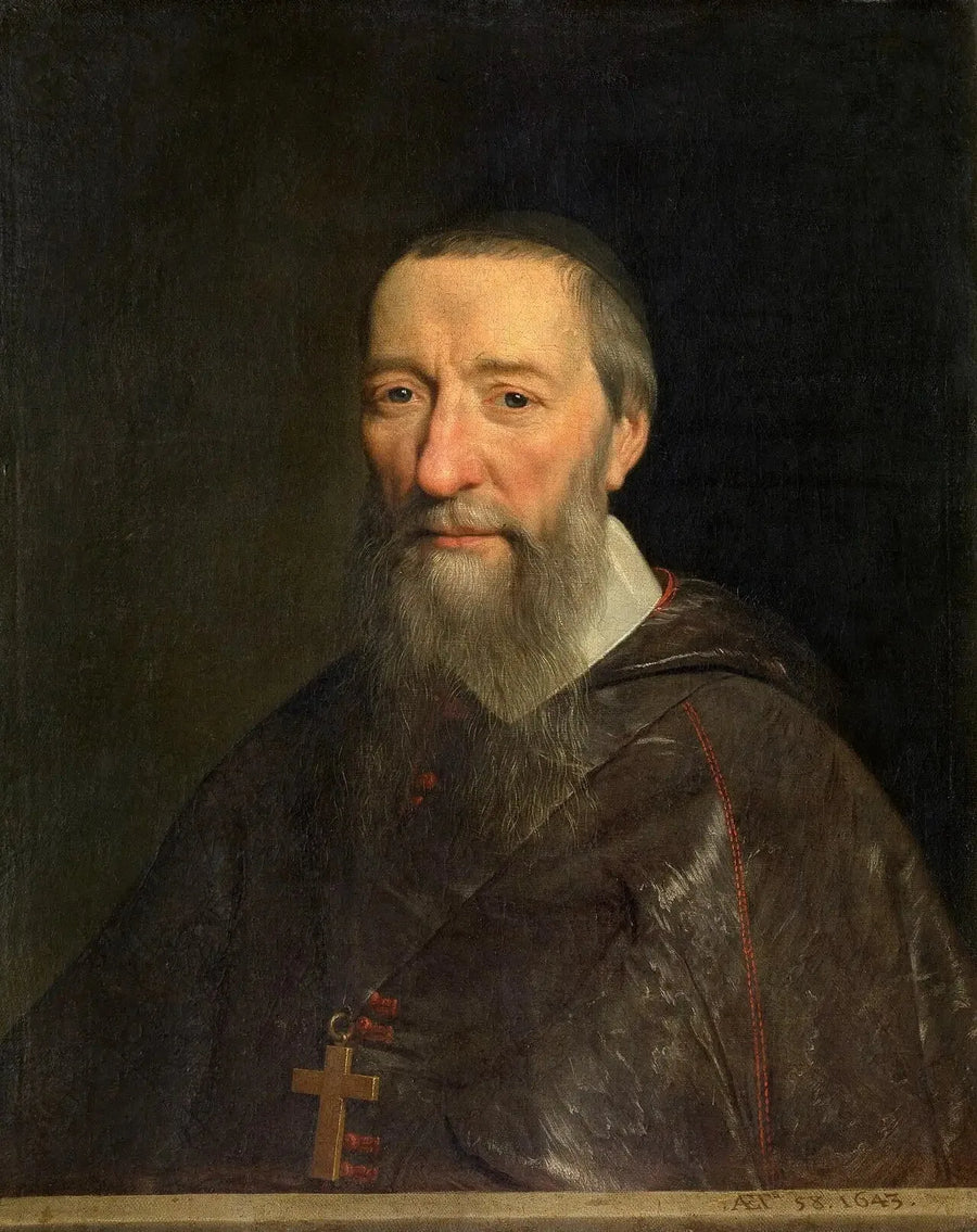 Portrait of Bishop Jean-Pierre Camus - Philippe de Champaigne