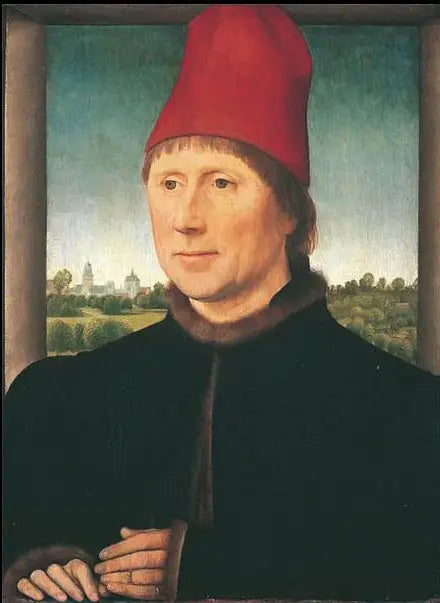 Portrait of the Man with the Red Cap - Hans Memling
