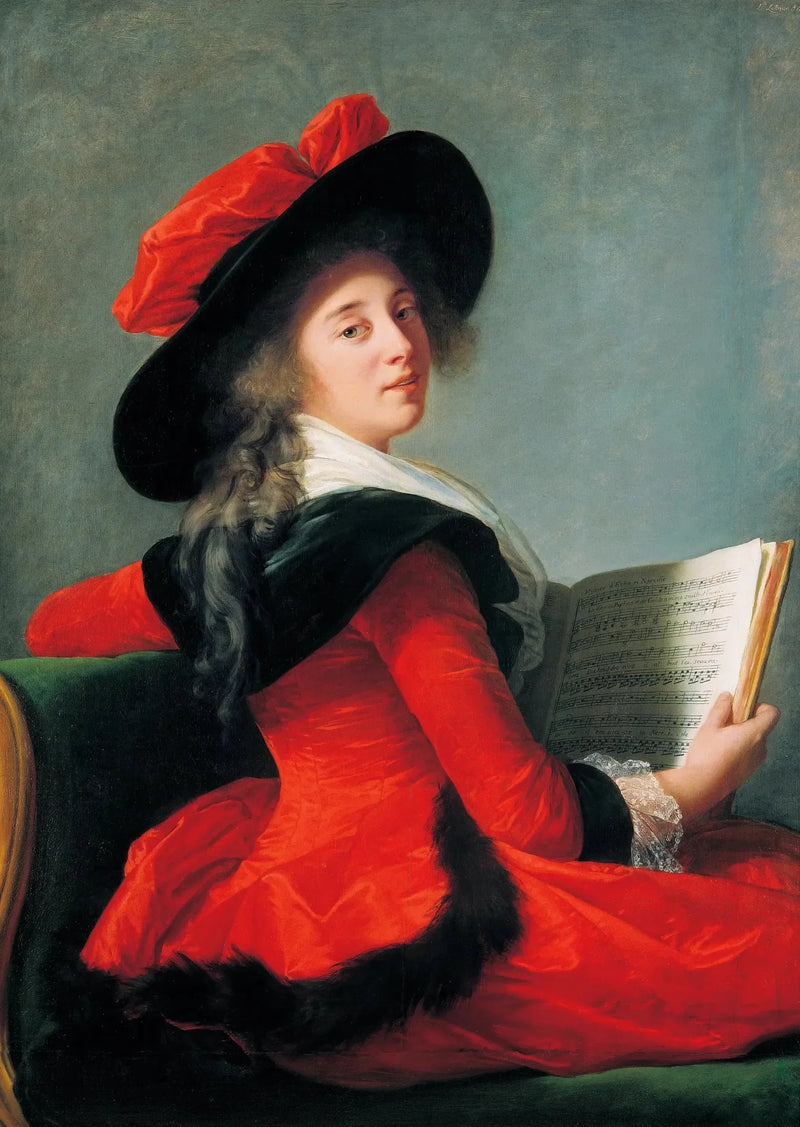 Portrait of the Baroness of Crussol - Élisabeth Vigée Le Brun