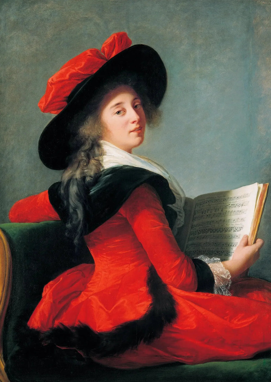 Portrait of the Baroness of Crussol - Élisabeth Vigée Le Brun